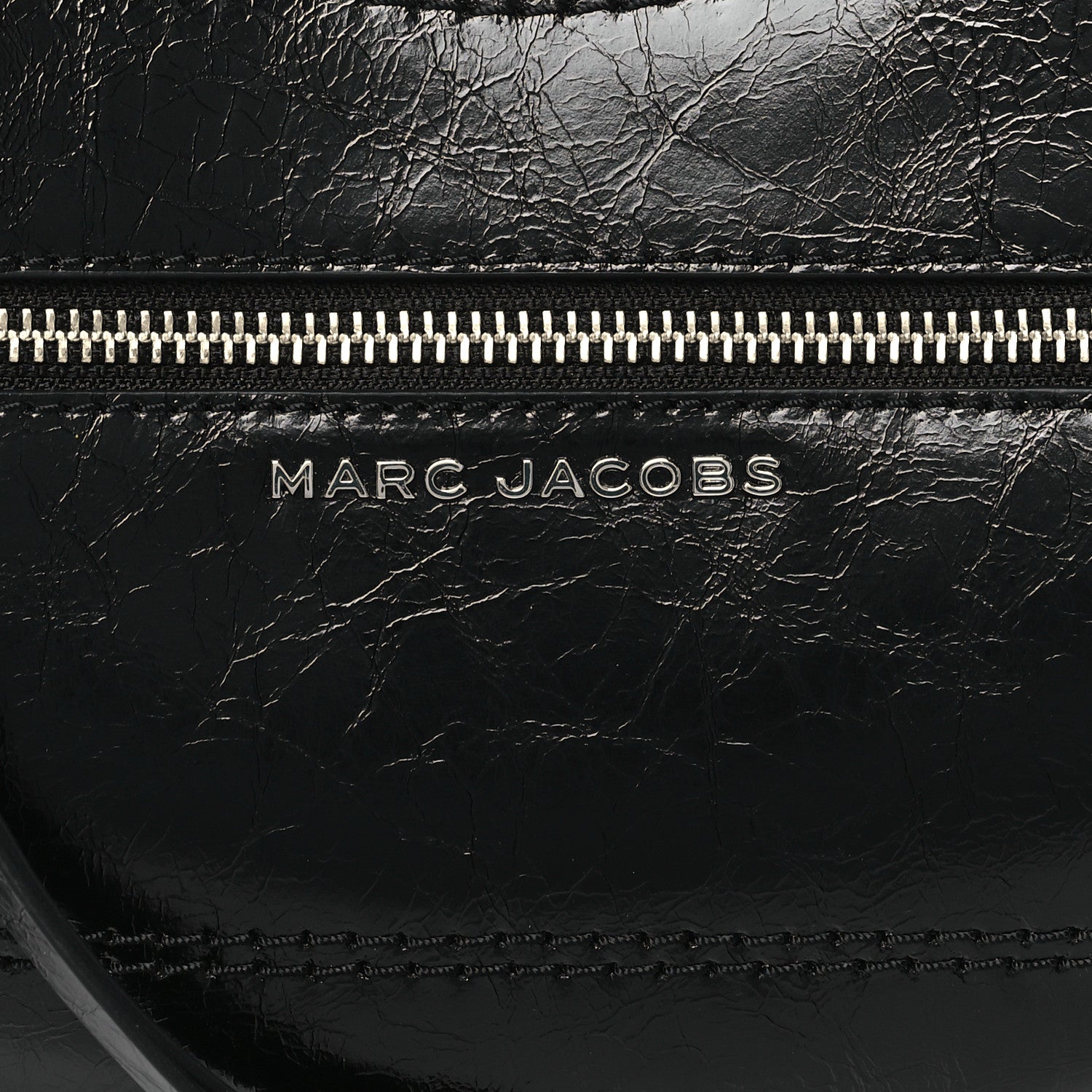 Marc Jacobs Crinkled Calfskin Crusier Crescent Bag Black 8 of 10