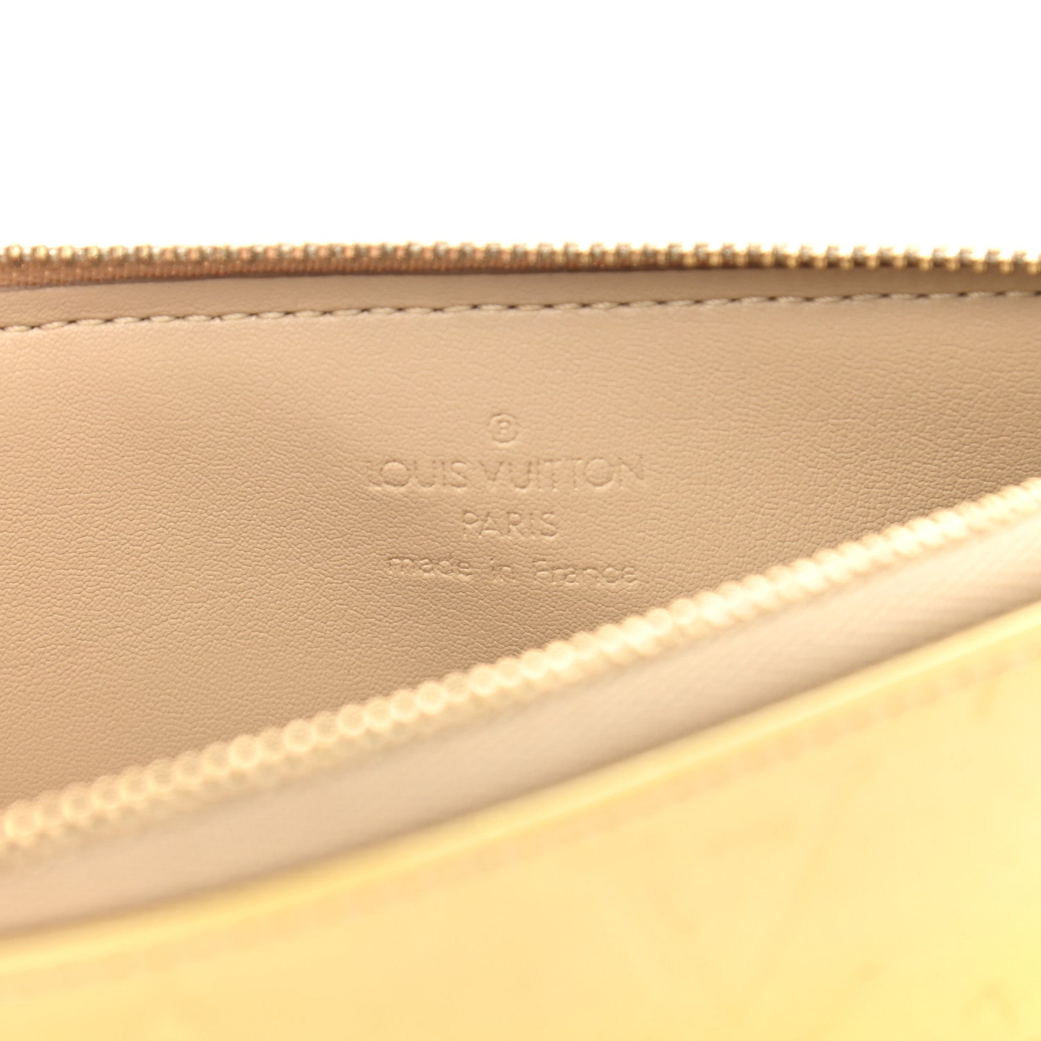 Louis Vuitton Vernis Lexington Pochette Yellow 6 of 9