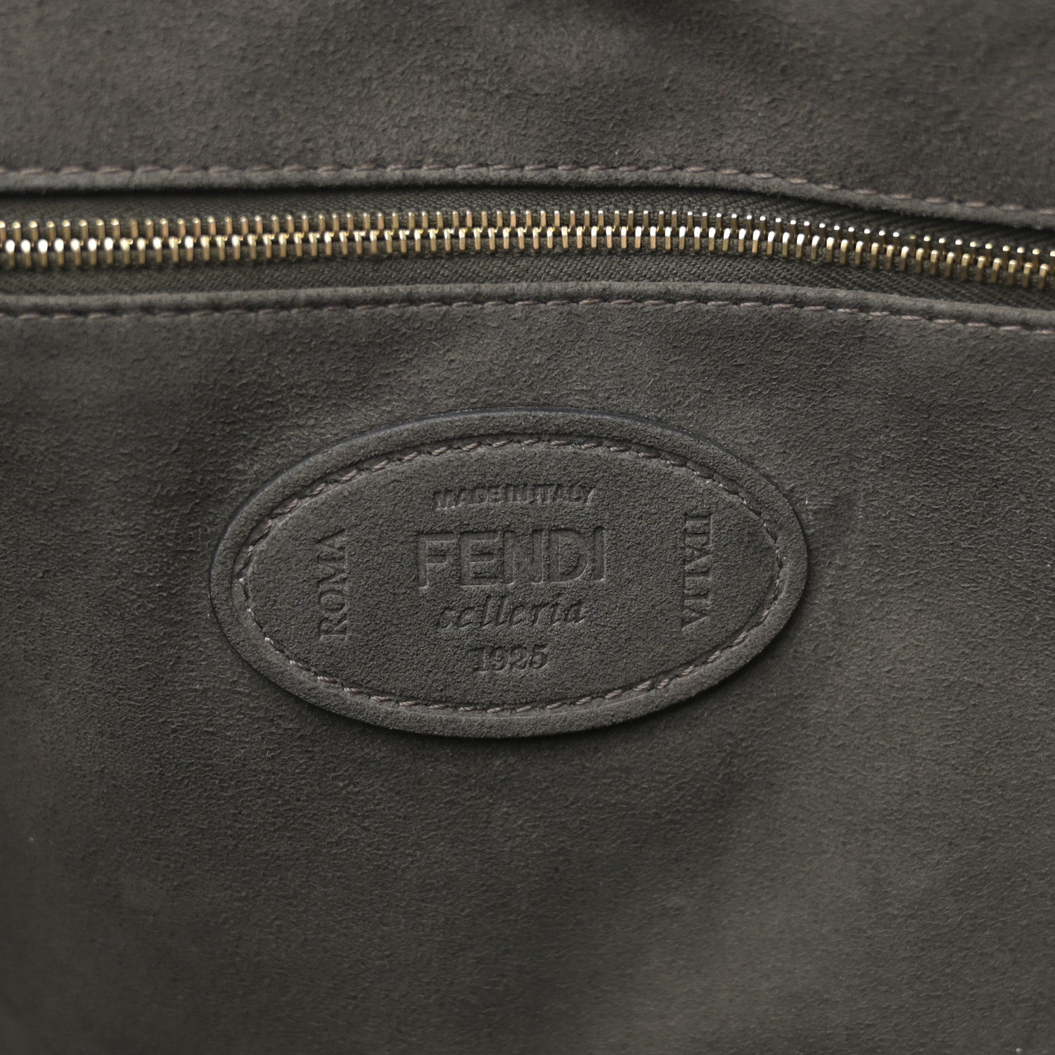 Fendi Cuoio Romano Selleria Medium FF Tote Black 6 of 10