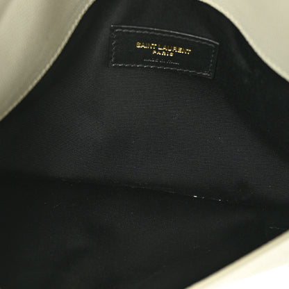 Saint Laurent Grain De Poudre Uptown Pouch Crema Soft 5 of 7