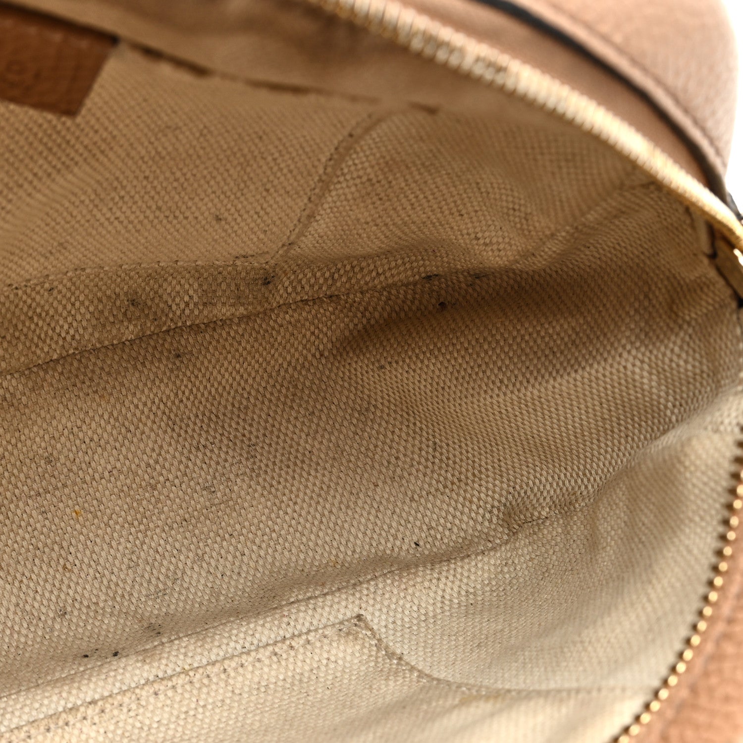 Gucci Pebbled Calfskin Small Soho Disco Bag Camelia 12 of 18