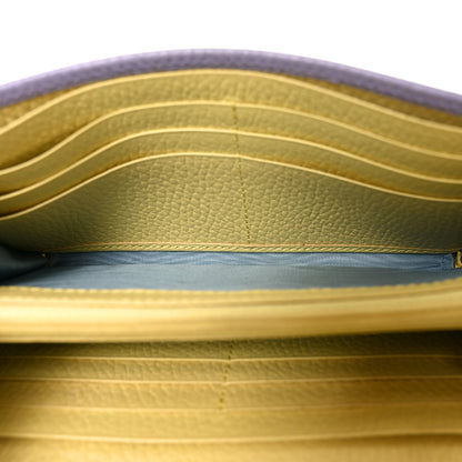 Gucci Dollar Calfskin GG Marmont Continental Wallet Lilac 9 of 16