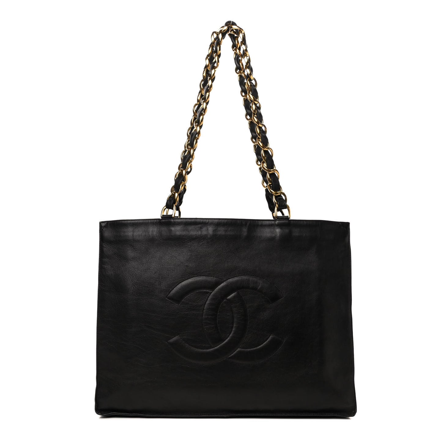 Lambskin CC Tote Black