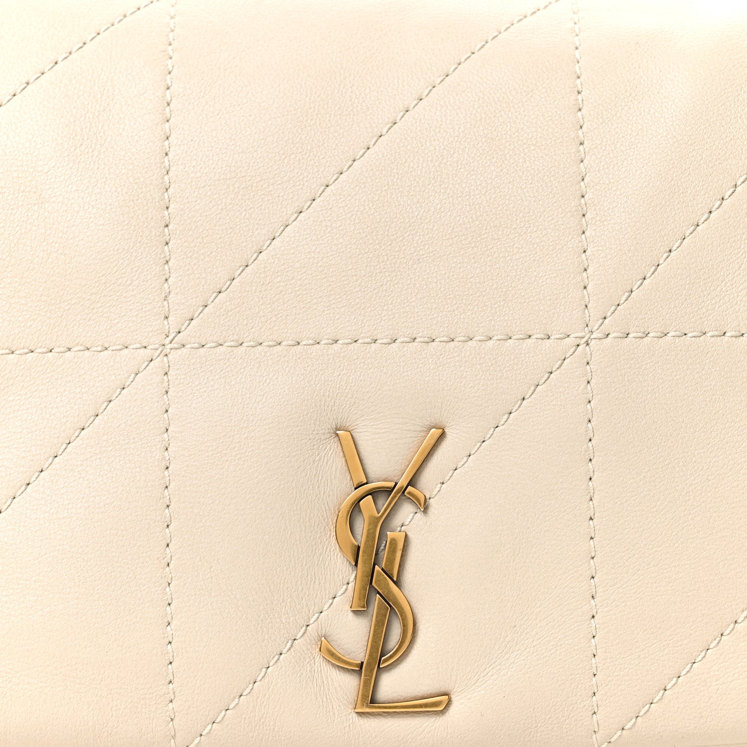Saint Laurent Lambskin Matelasse Monogram Mini Jamie 4.3 Crema Soft 8 of 10