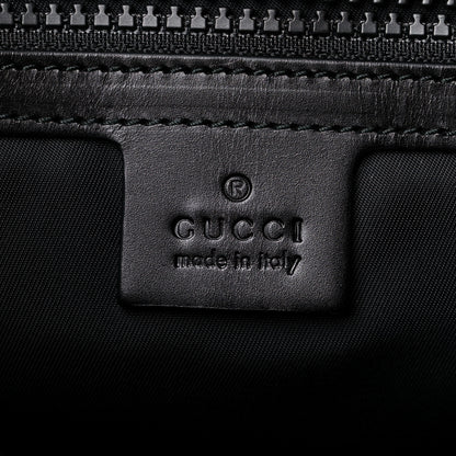 Gucci Techno Canvas Web Double Buckle Backpack Black 7 of 11