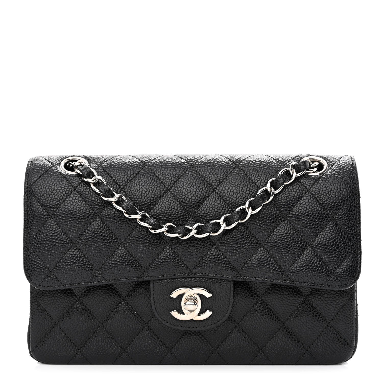 Chanel Caviar Quilted Small Double Flap Black 1 of 11