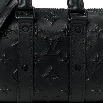 Louis Vuitton Monogram Seal Keepall XS Black 7 of 10