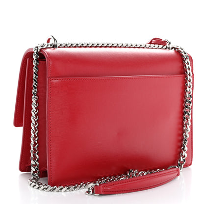 Saint Laurent Calfskin Medium Monogram Sunset Rouge Eros 2 of 11