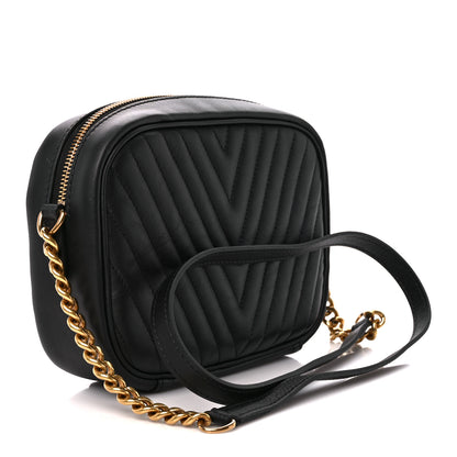 Louis Vuitton Calfskin New Wave Camera Bag Black 2 of 10