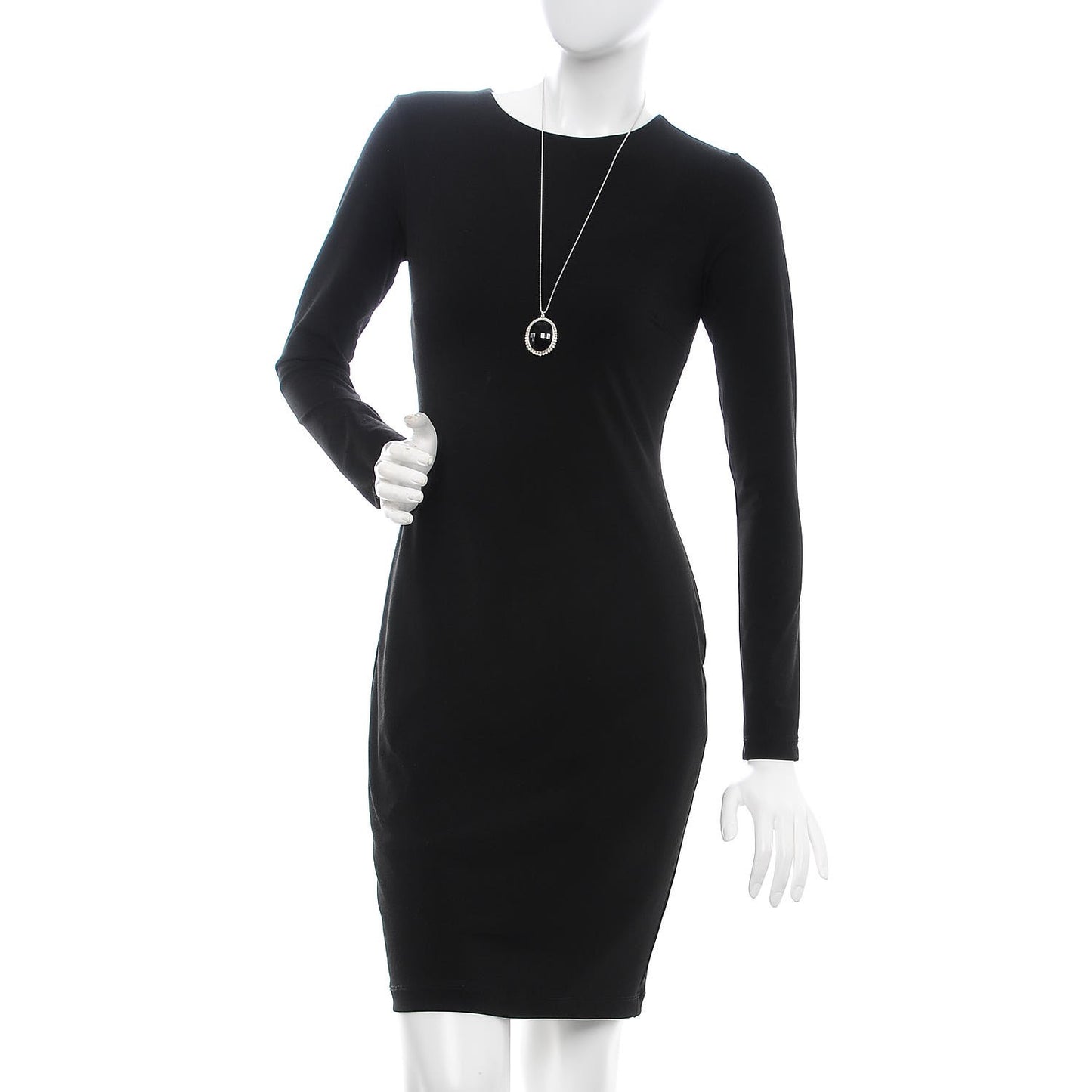 Sterling Silver Onyx Ziegfeld Oval Pendant Necklace