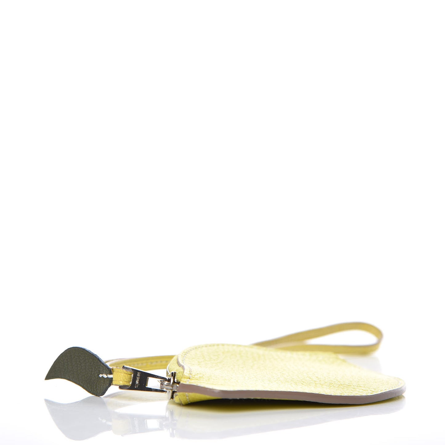 Chevre Mysore Tutti Frutti Citron Coin Purse Charm Lime