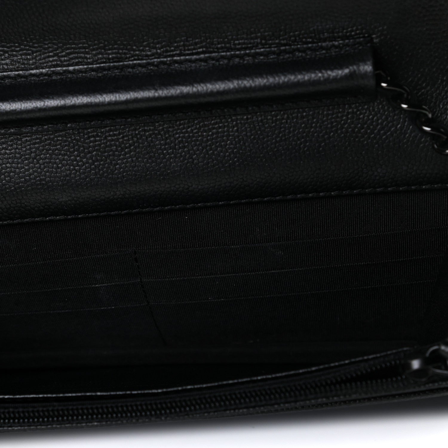 Chanel Caviar Quilted Boy Wallet On Chain WOC So Black 10 of 13