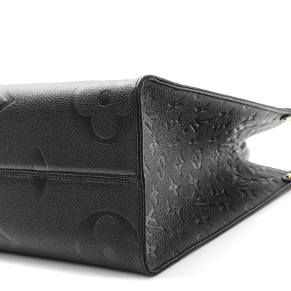 Louis Vuitton Empreinte Monogram Giant Onthego MM  Black 9 of 10