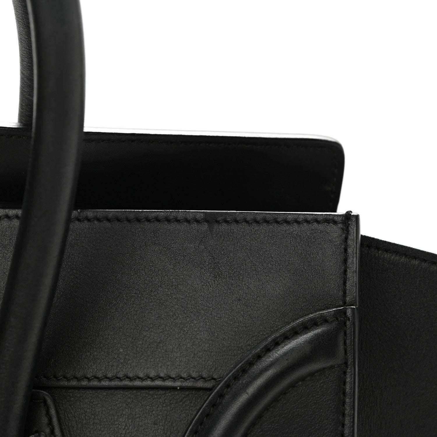 Celine Smooth Calfskin Mini Luggage Black 14 of 15