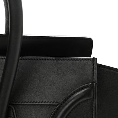 Celine Smooth Calfskin Mini Luggage Black 14 of 15