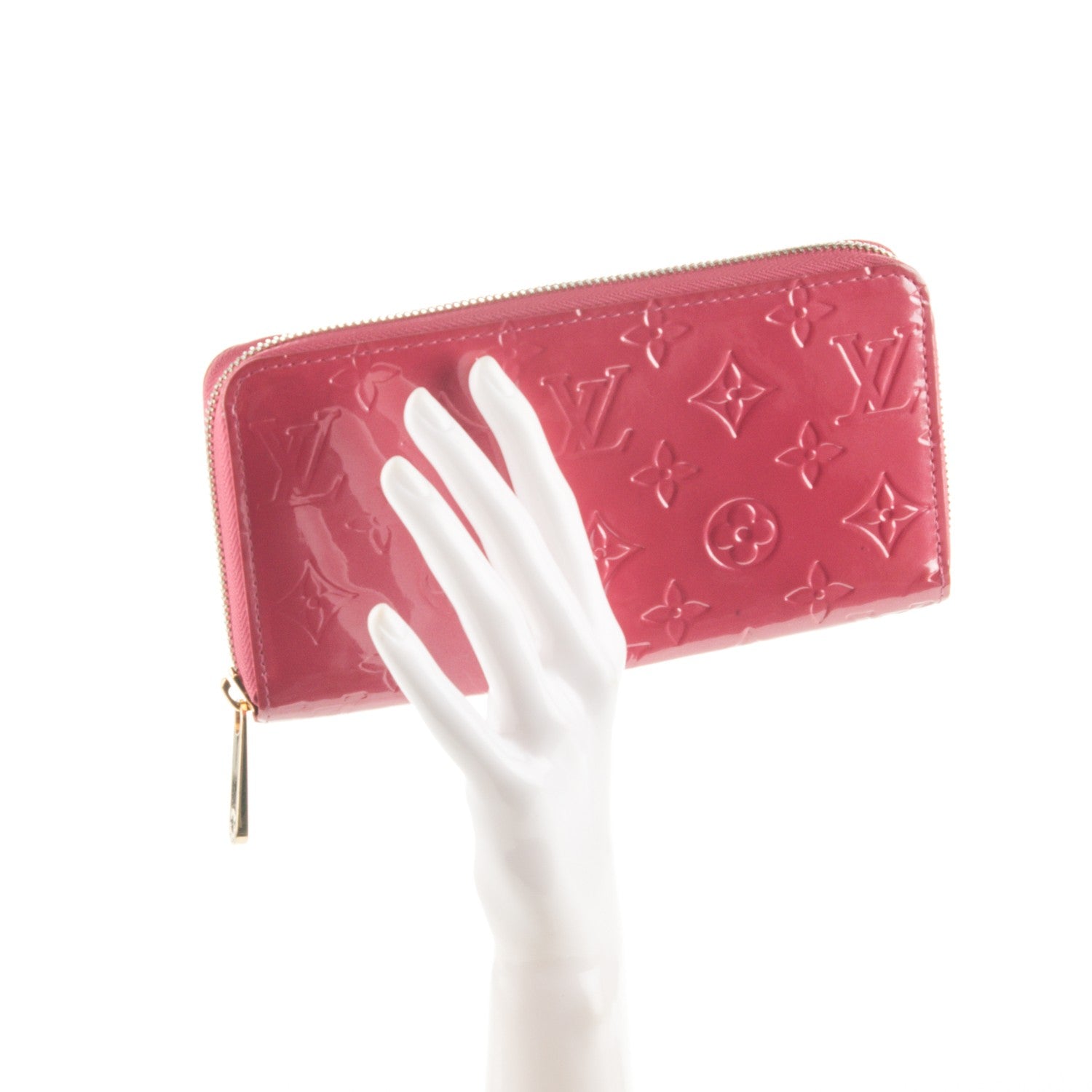 Louis Vuitton Vernis Zippy Wallet Framboise 2 of 7