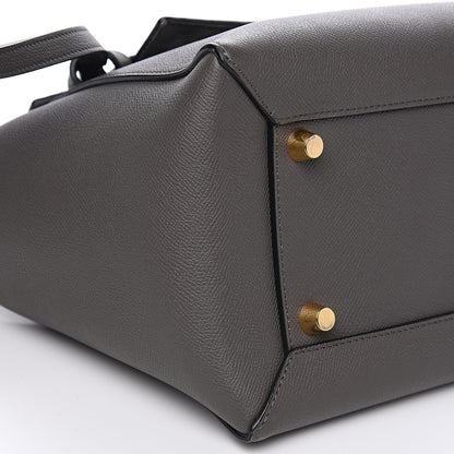 Celine Grained Calfskin Mini Belt Bag Grey 8 of 9
