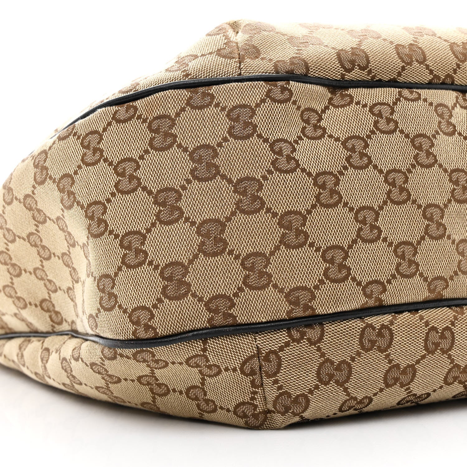Gucci Monogram Large New Ladies Web Hobo Dark Brown 9 of 11