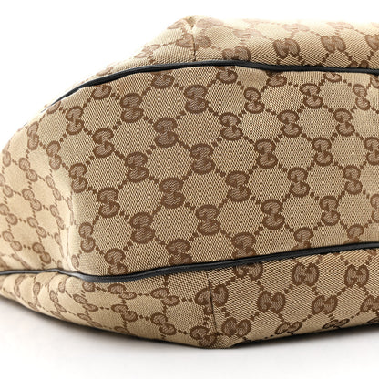 Gucci Monogram Large New Ladies Web Hobo Dark Brown 9 of 11