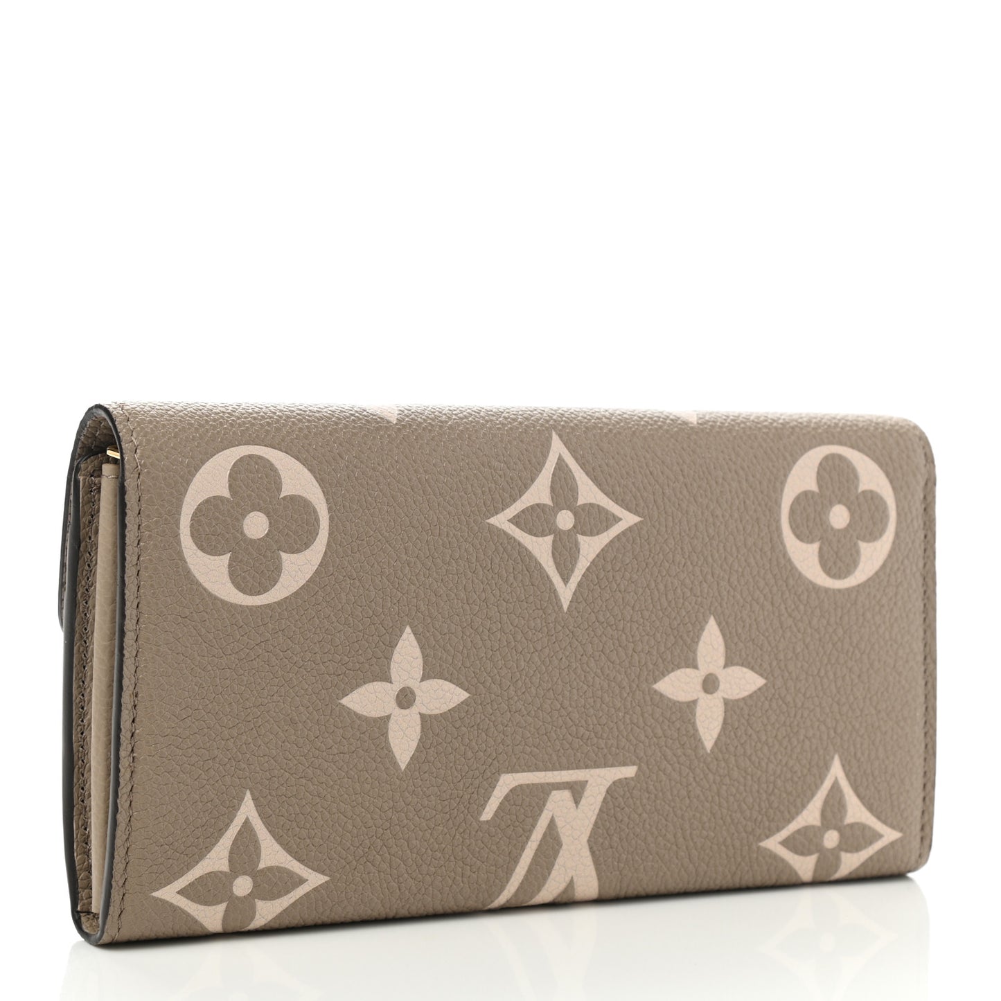 Empreinte Monogram Giant Sarah Wallet Tourterelle Creme