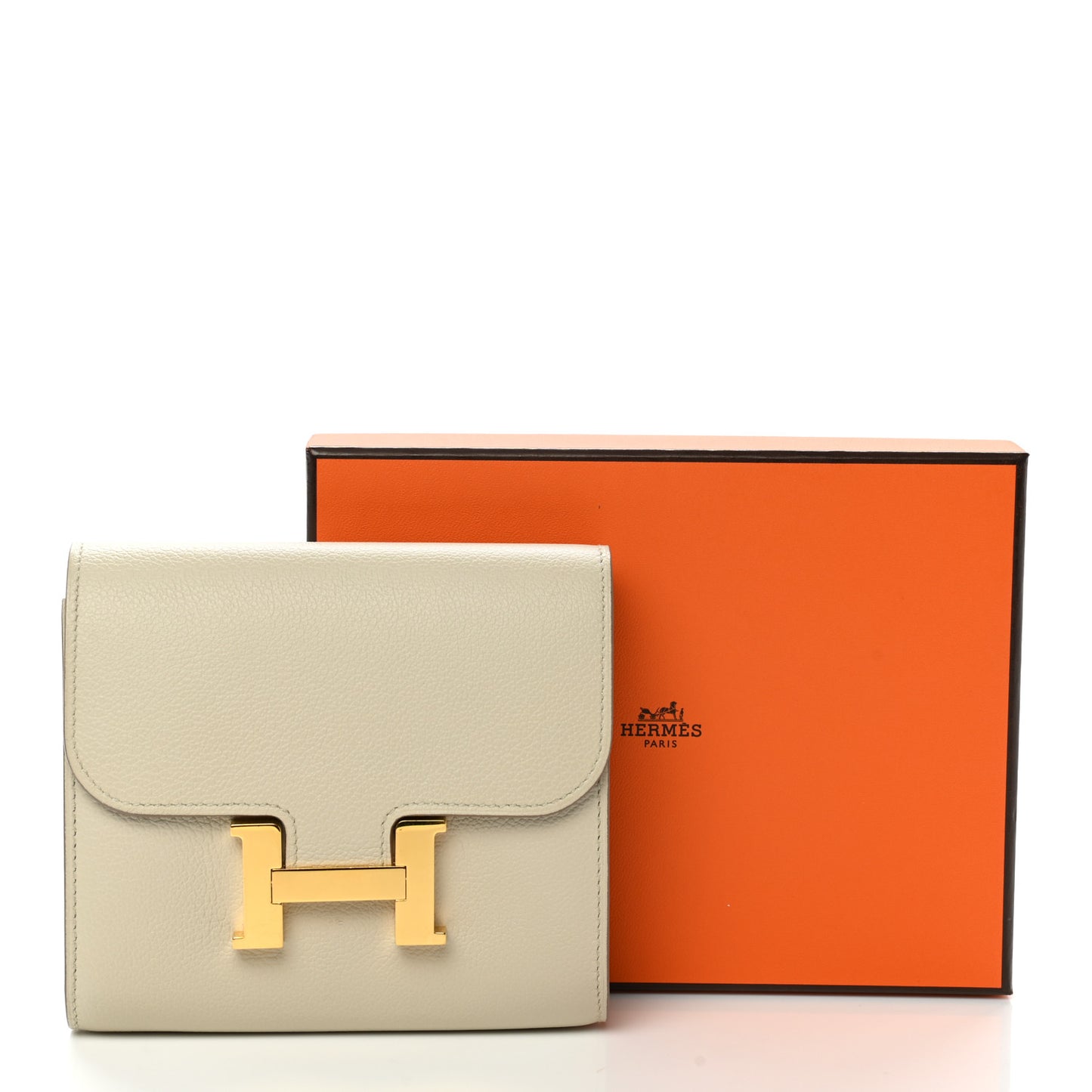 Evercolor Constance Compact Passant Wallet Beton