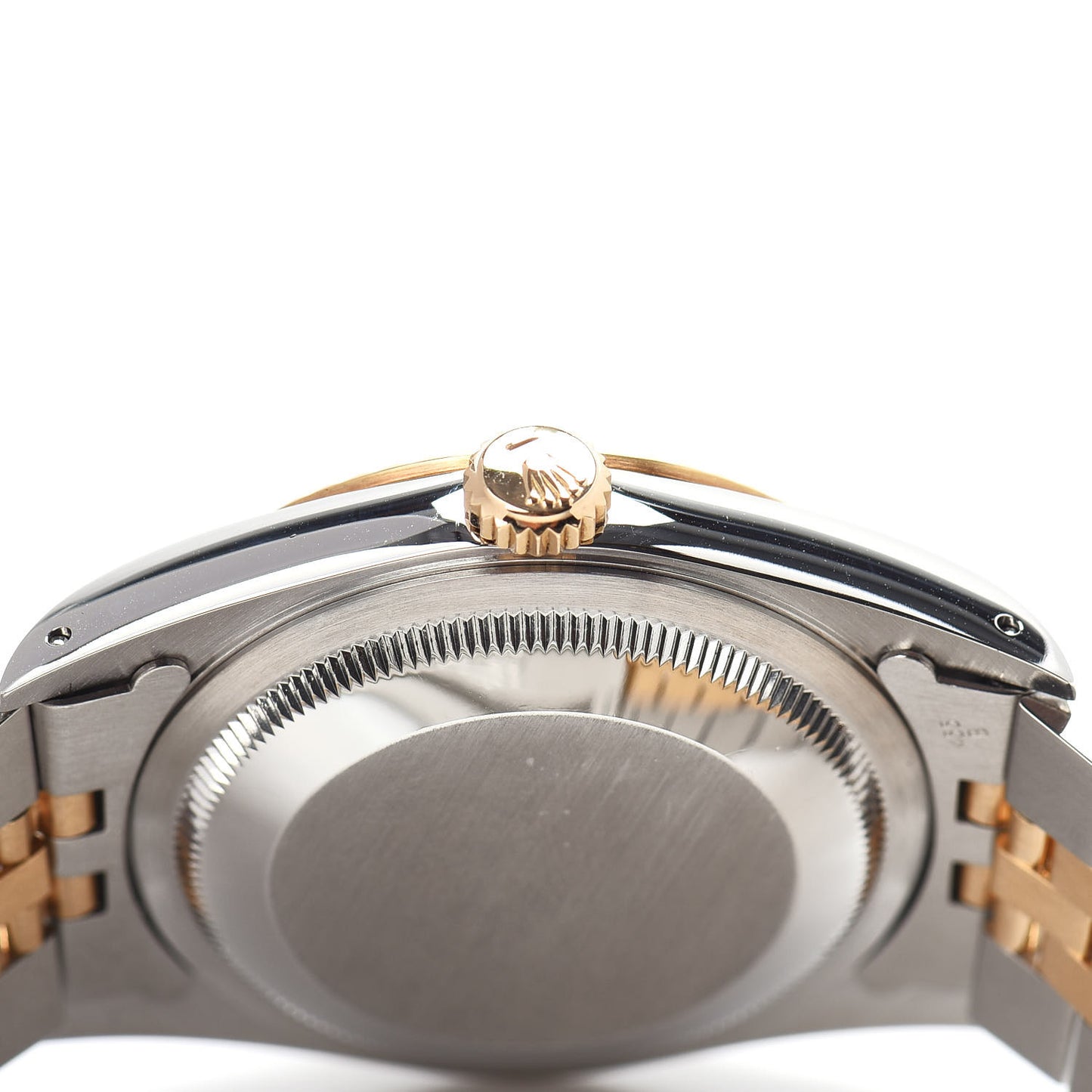 Stainless Steel 18K Yellow Gold Diamond 36mm Oyster Perpetual Datejust Watch Champagne 16233
