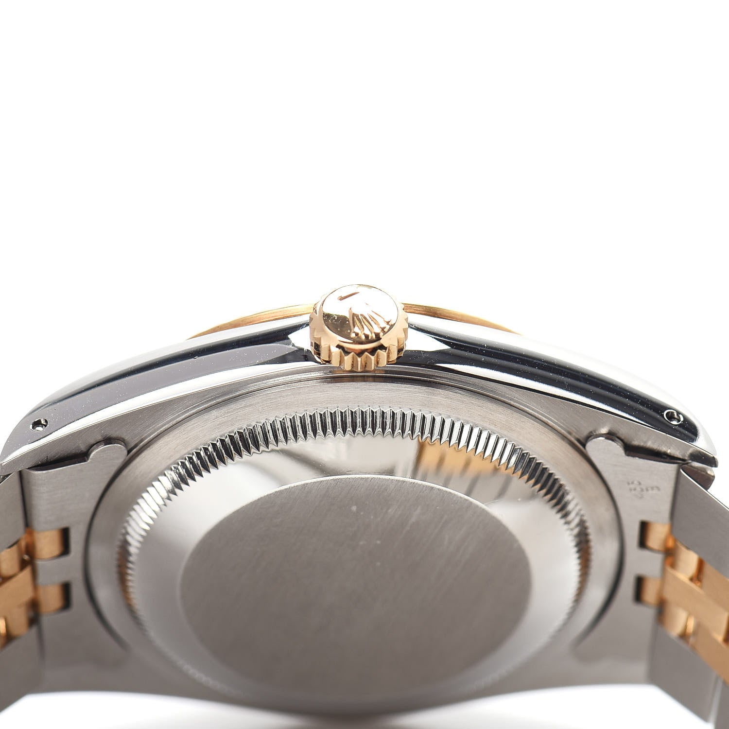 Rolex Stainless Steel 18K Yellow Gold Diamond 36mm Oyster Perpetual Datejust Watch Champagne 16233 4 of 4