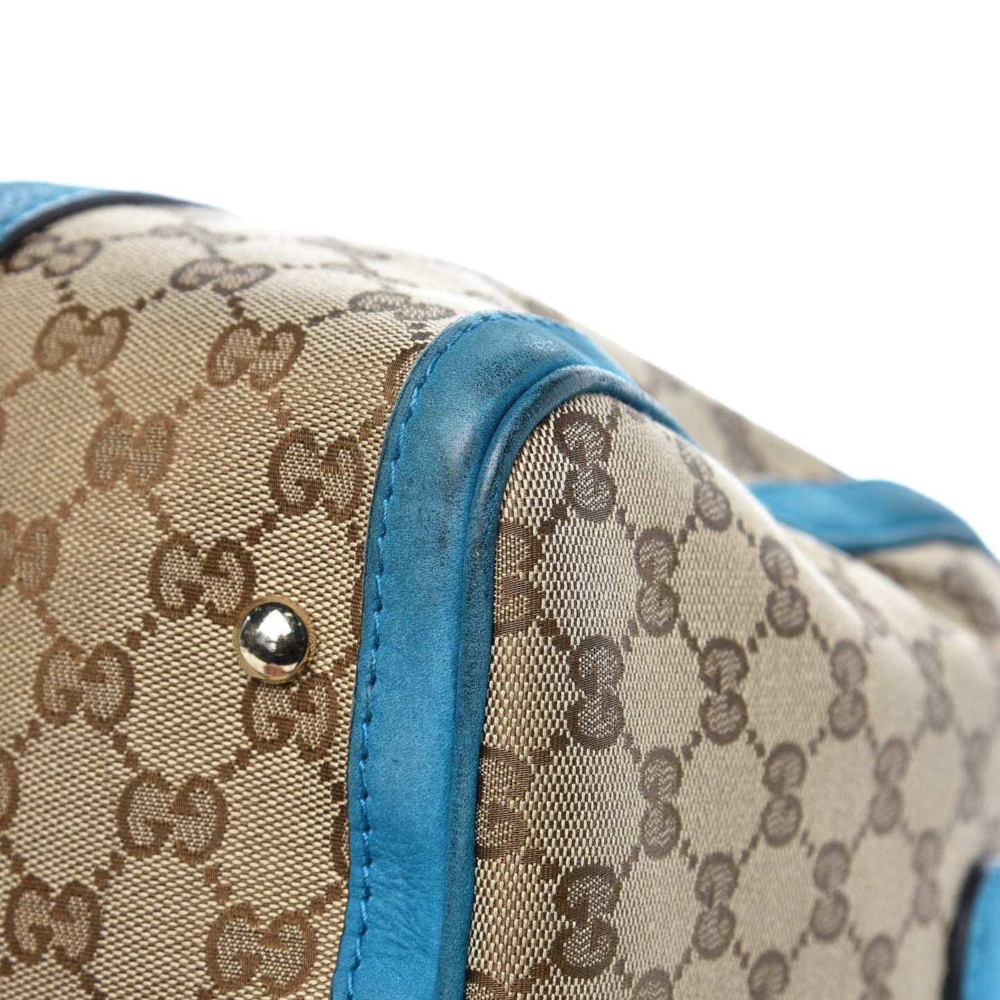 Monogram Vintage Web Medium Boston Teal