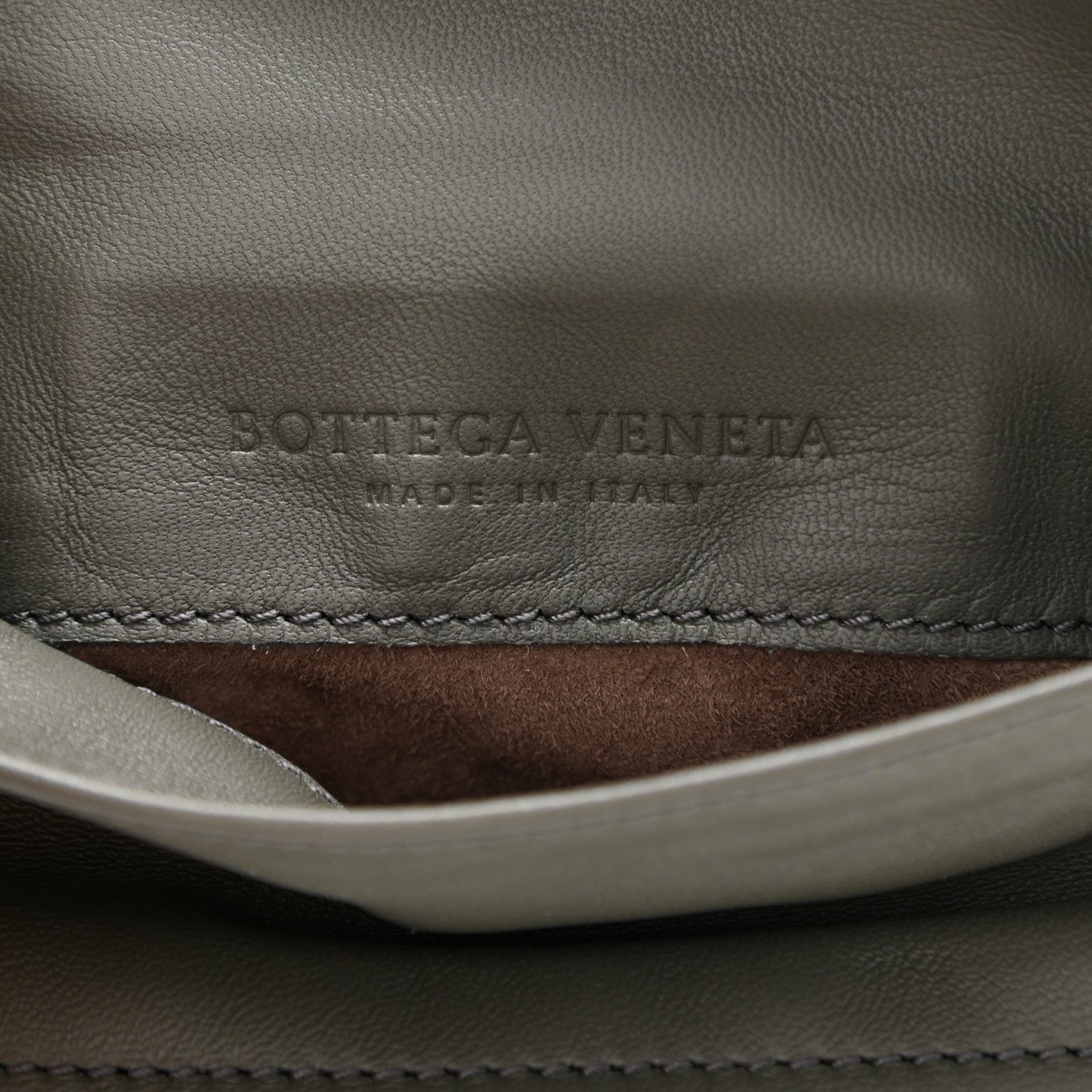 Bottega Veneta Nappa Intrecciato Mini Messenger Bag Light Grey 7 of 9