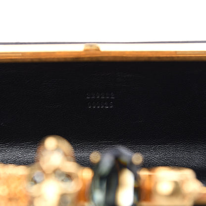 Alexander McQueen Silk Knucklebox Clutch Black 7 of 10