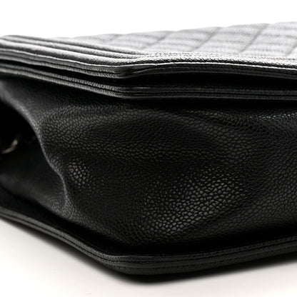 Chanel Caviar Quilted New Medium Boy Flap Black 9 of 10
