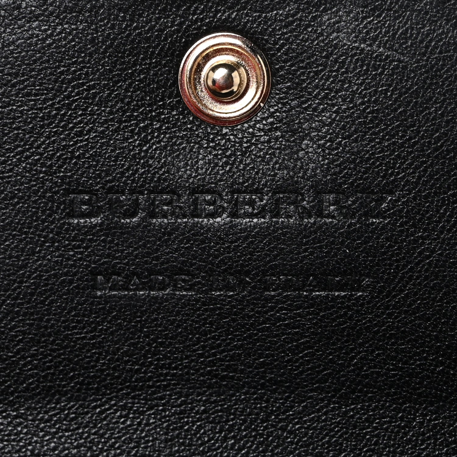 Burberry Calfskin House Check Chesam Card Case Black 6 of 8