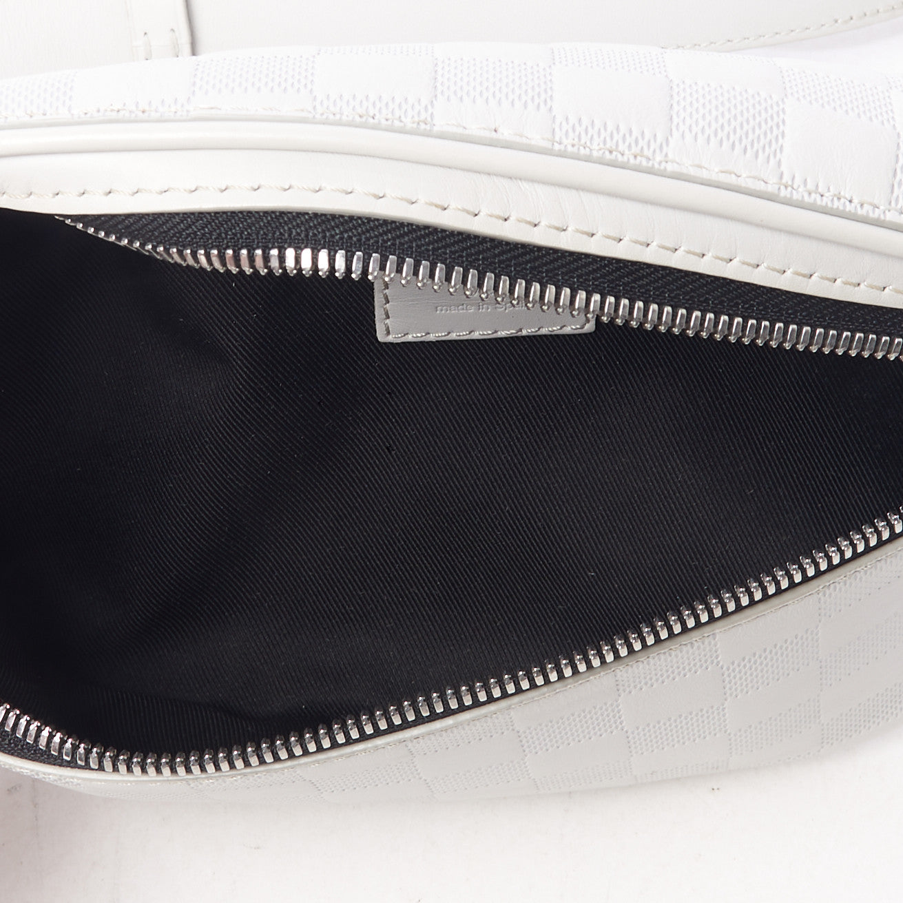 Damier Infini Campus BumBag White