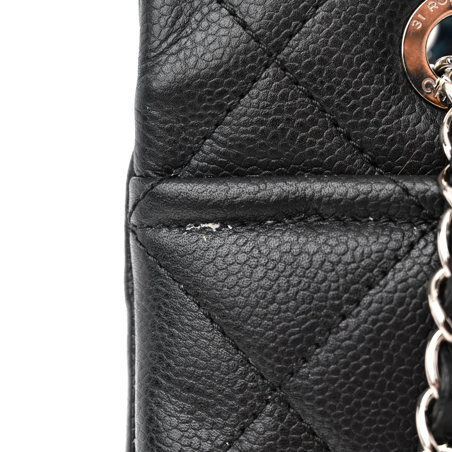 Chanel Caviar Quilted Timeless CC Soft Tote Black 14 of 16