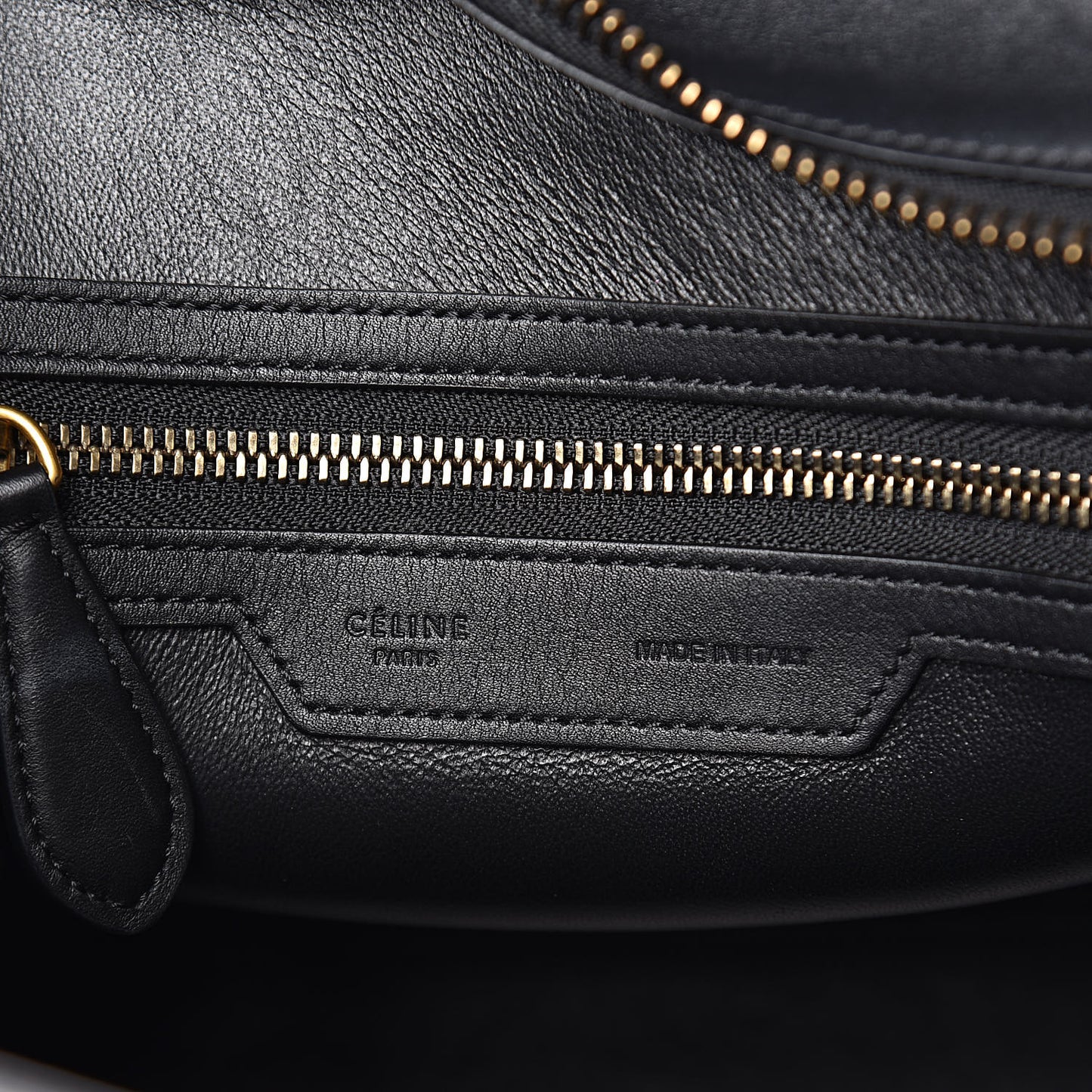 Smooth Calfskin Micro Luggage Black