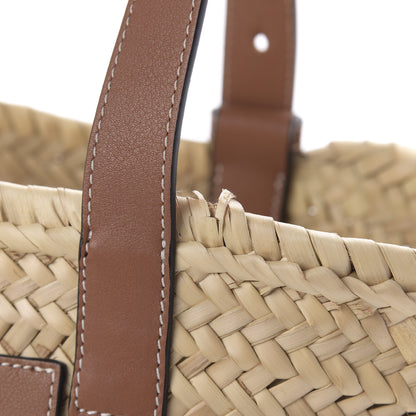Loewe Raffia Small Basket Tote Bag Natural Tan 10 of 12
