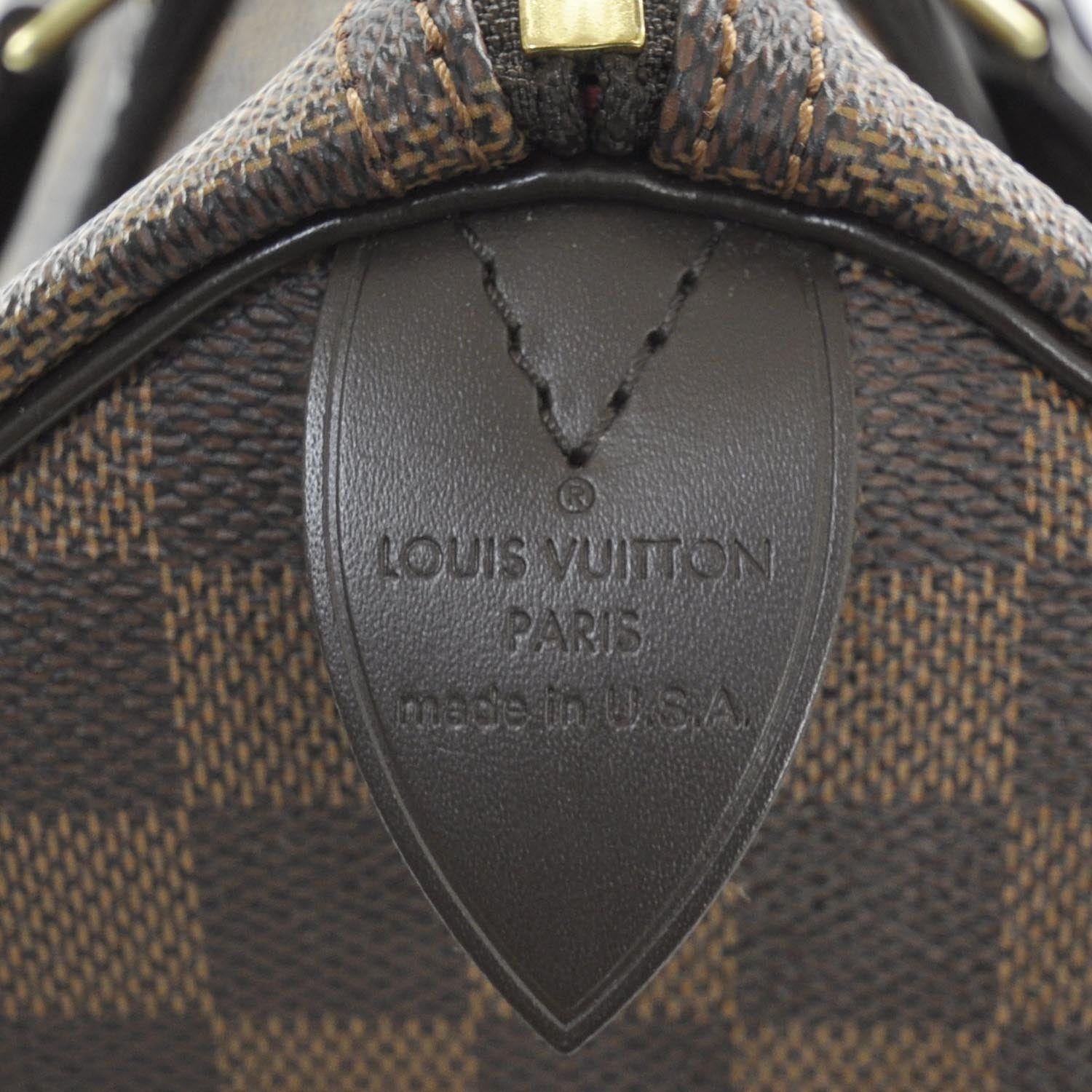 Louis Vuitton Damier Ebene Speedy 25 8 of 8