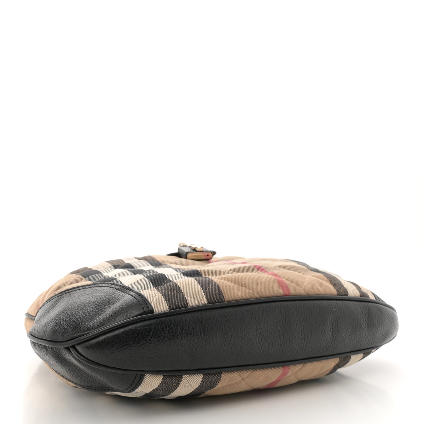 House Check Quilted Brook Hobo Black