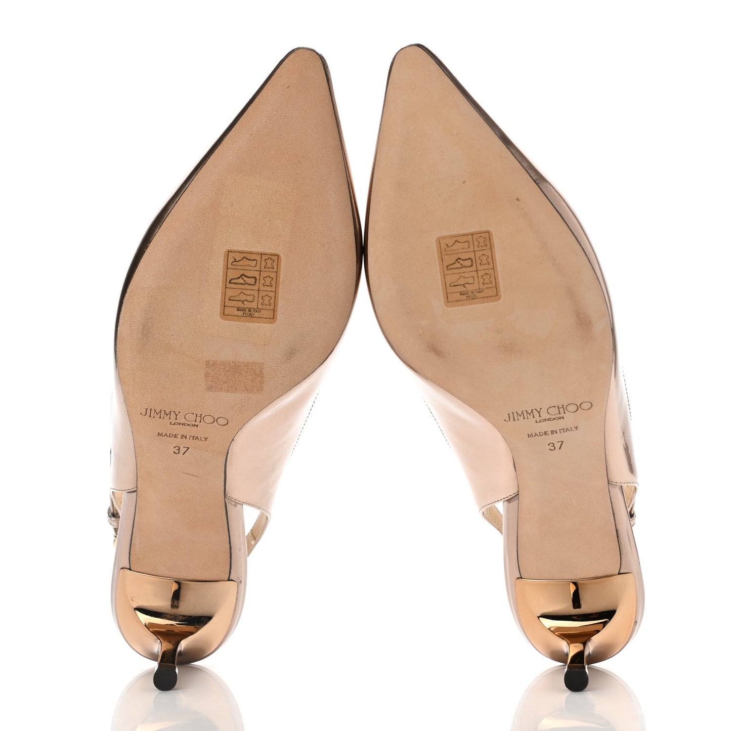 Mirror Erin 60 Slingback Pumps 37 Ballet Pink
