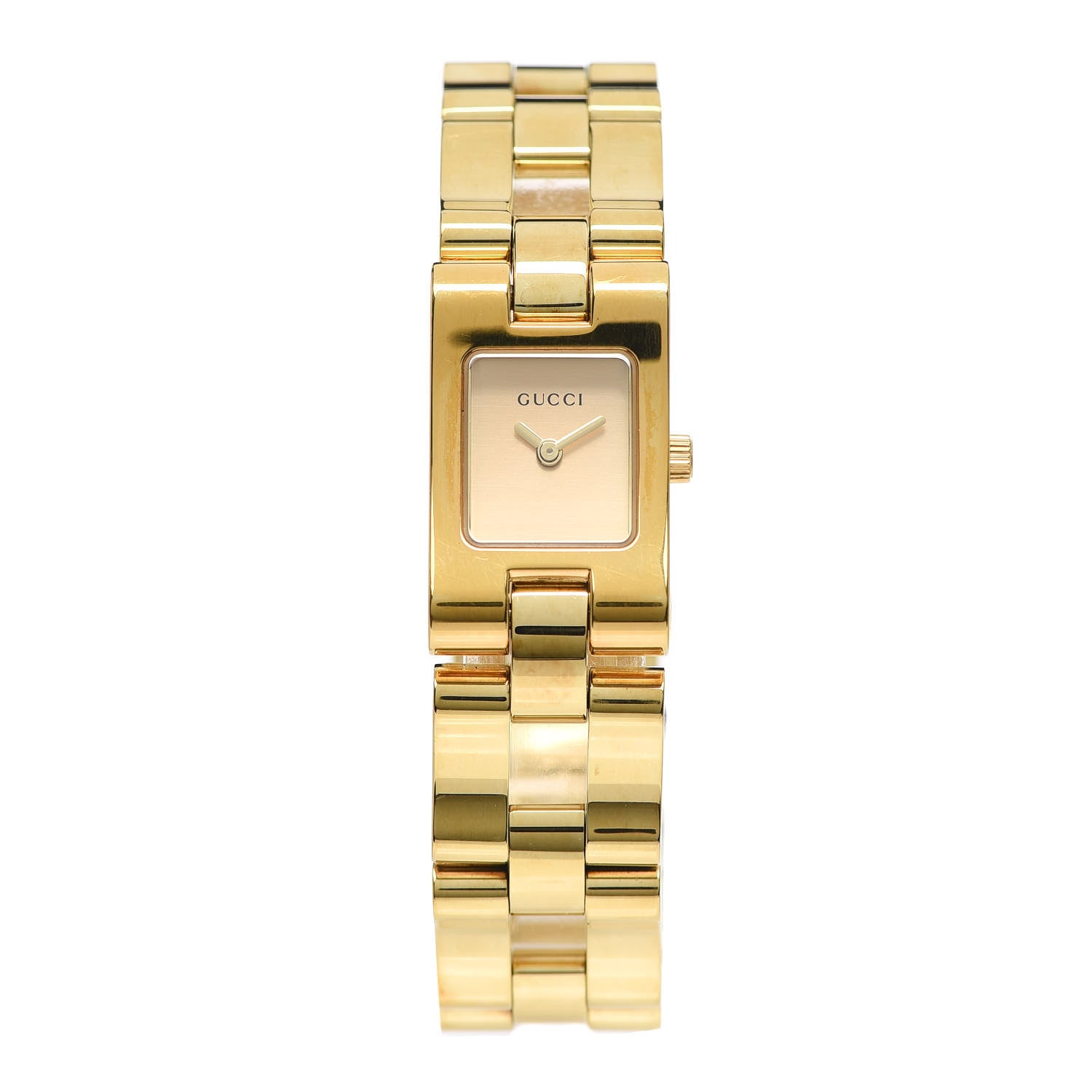 Gucci Stainless Steel 17mm 2305L Quartz Watch Gold 800991