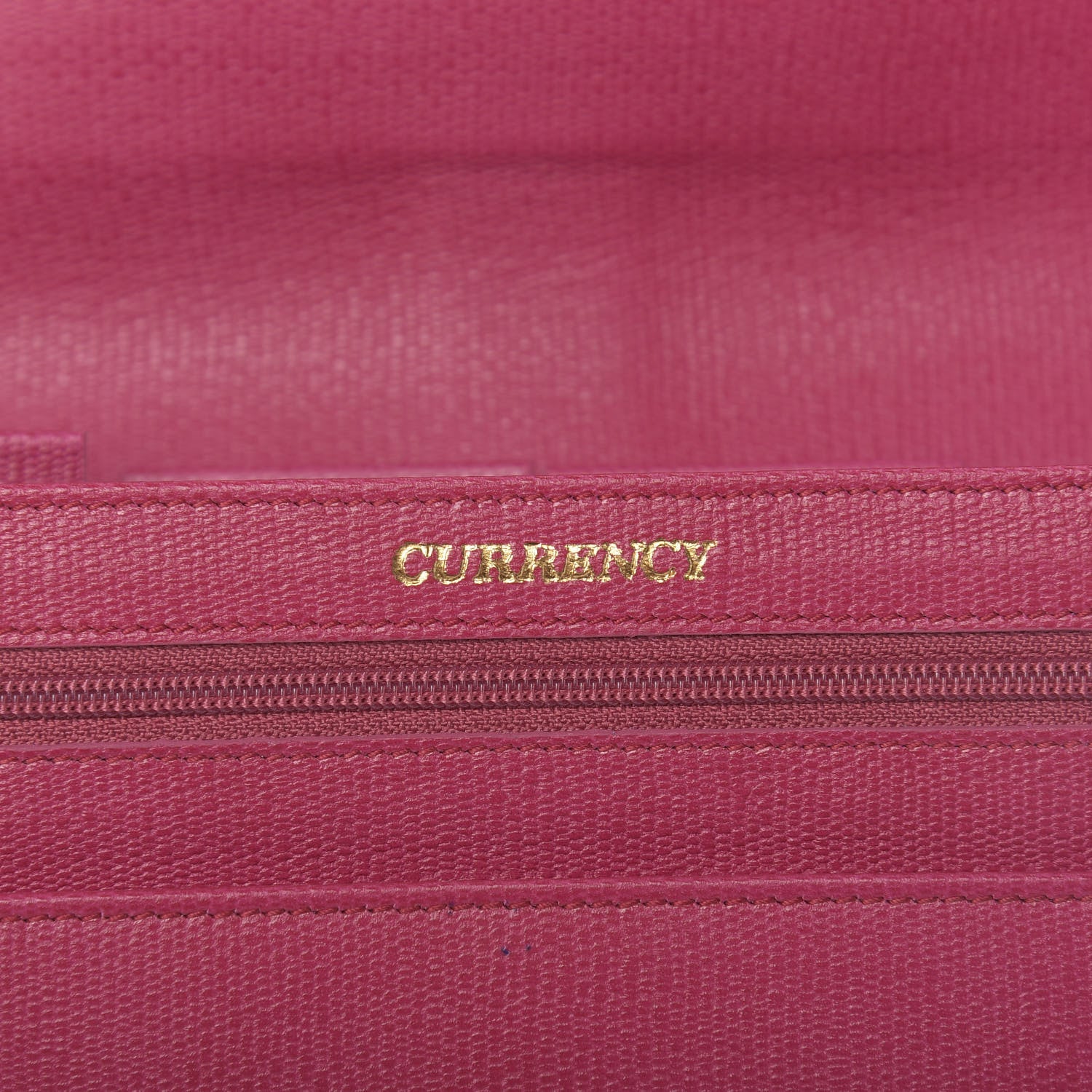 Saint Laurent Textured Calfskin Classic Y Document Case Clutch Fuchsia 6 of 10