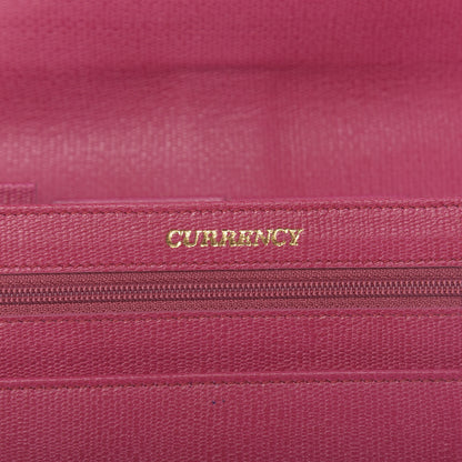 Saint Laurent Textured Calfskin Classic Y Document Case Clutch Fuchsia 6 of 10