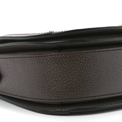 Gucci GG Supreme Monogram Web Small Ophidia Flap Messenger Bag Brown 11 of 12