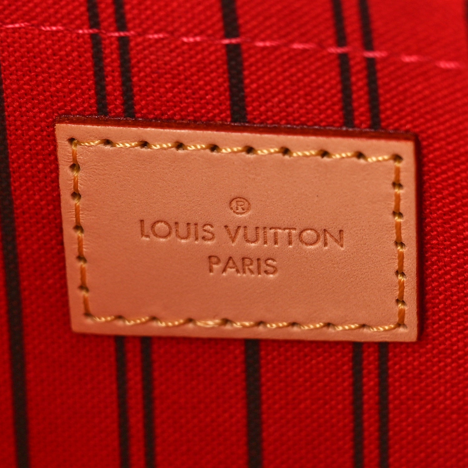 Louis Vuitton Monogram Neverfull MM GM Pochette Cherry 6 of 8