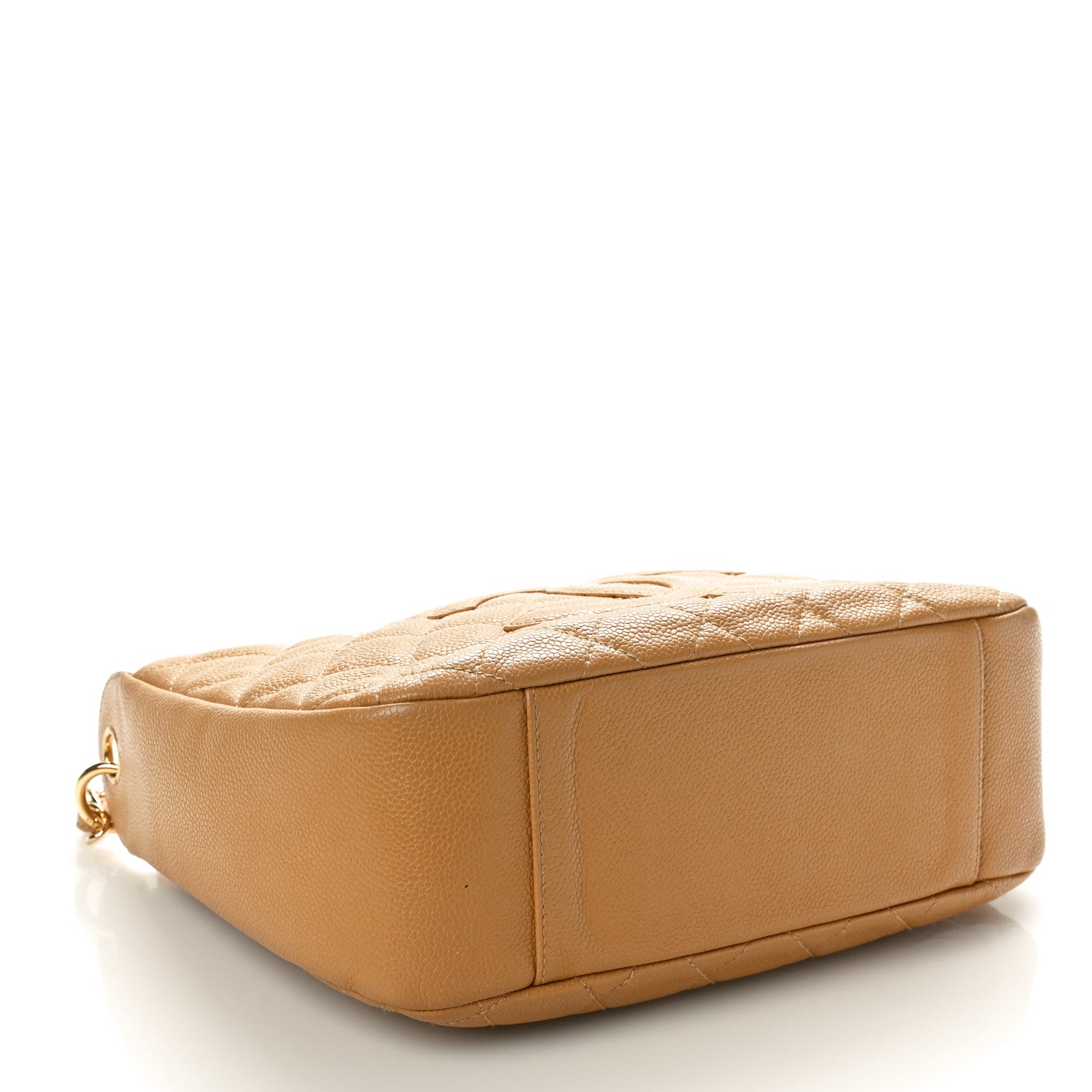 Chanel Caviar Quilted Hobo Beige 4 of 10