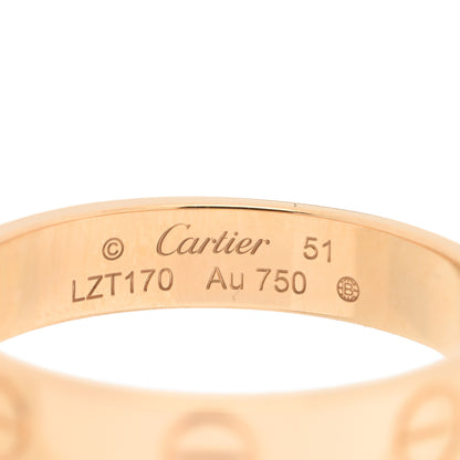Cartier 18K Yellow Gold 3.5mm LOVE Wedding Band Ring 51 5.75 4 of 4