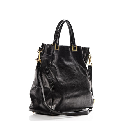 Prada Glace Calf Shopping Tote Nero Black 3 of 7