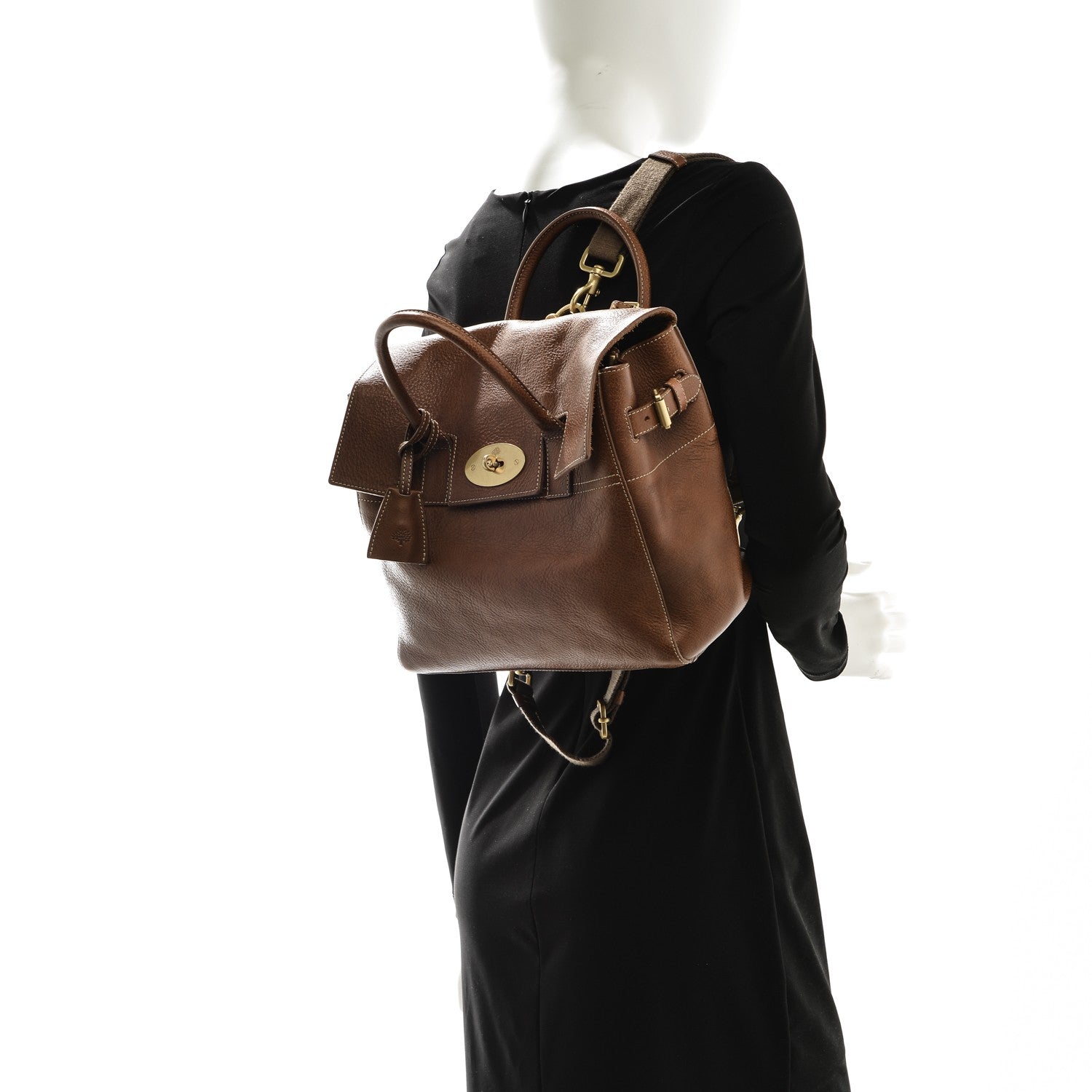 Mulberry Natural Leather Cara Delevigne Convertible Satchel Oak 2 of 11
