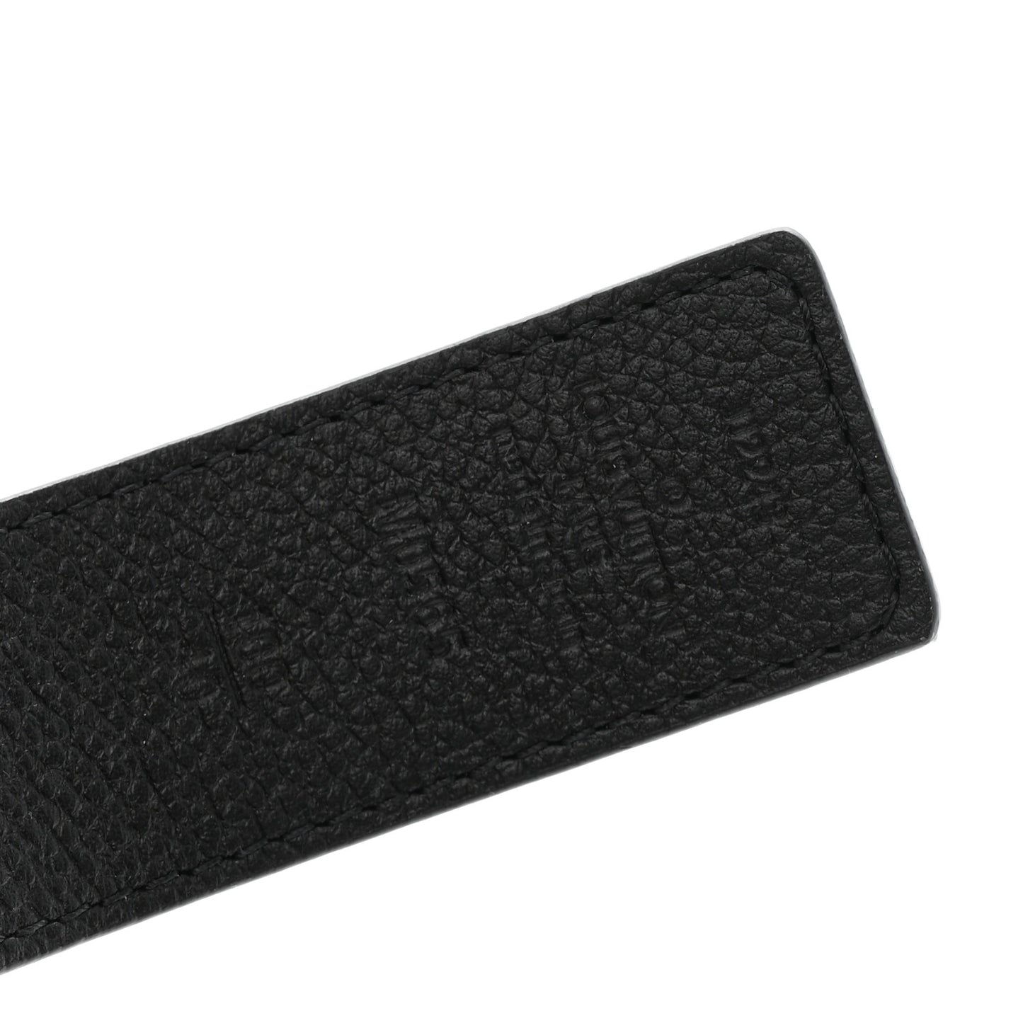 Calfskin Monogram 30mm LV Initiales Reversible Belt 100 40 Black