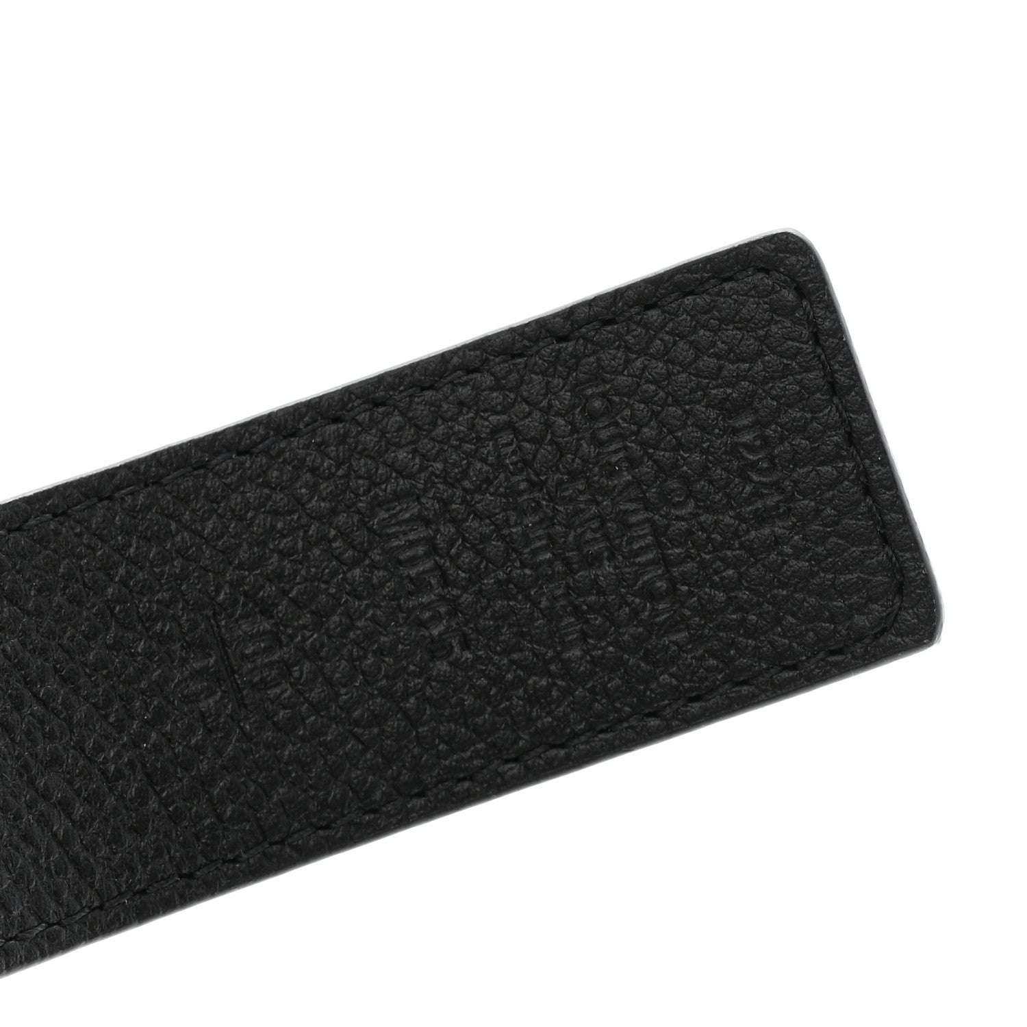 Louis Vuitton Calfskin Monogram 30mm LV Initiales Reversible Belt 100 40 Black 5 of 5